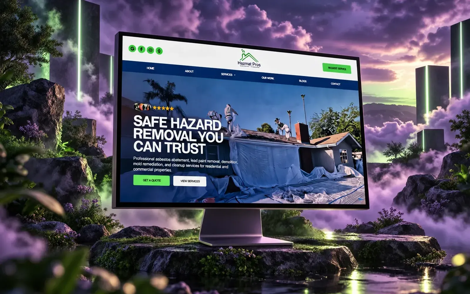 Hazmat Pros homepage