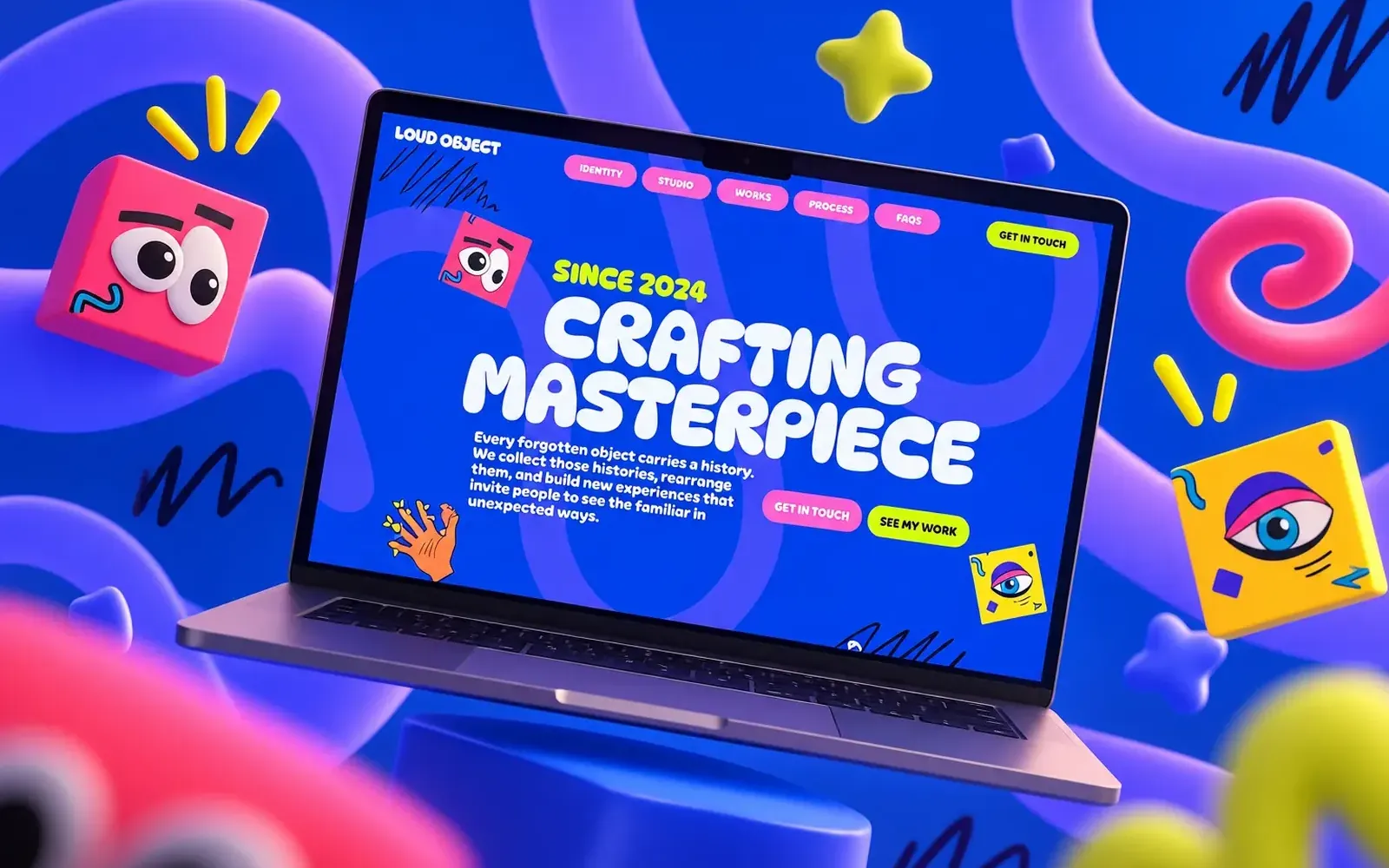 Loud Object studio homepage